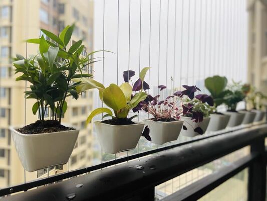 Invisible Grill  Flower Pot Accessories Middle Size Durable Perfect For Balcony Invisible Grille Wire