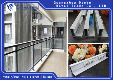 A8 New Model Aluminium Rail Track Singapore Like Invisible Grille Aluminum Frame