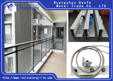 A8 New Model Aluminium Rail Track Singapore Like Invisible Grille Aluminum Frame