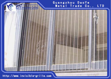 High Rise Buildings Safety SS 304 2.5mm Window Invisible Grille