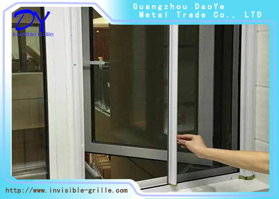 Roller Insect Retractable Invisible Screen Door Aluminum Profile