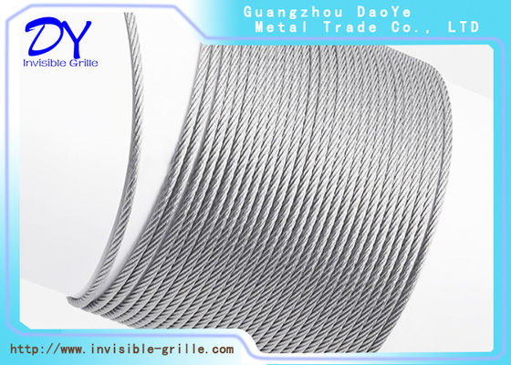 Window 2.0mm Stainless Steel Wires Sliding Invisible Grille