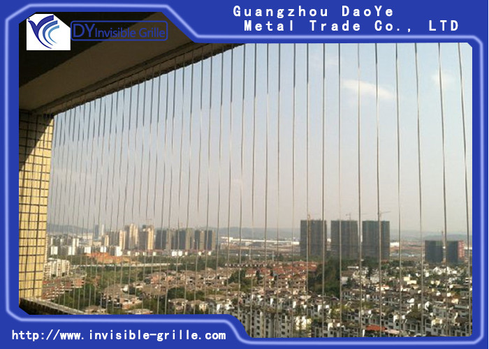 Child Safety Balcony Invisible Grille 316 Stainless Steel Material