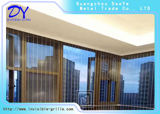 Vertical Safety Balcony Invisible Grill 201 202 301 304 316 Stainless Steel Material