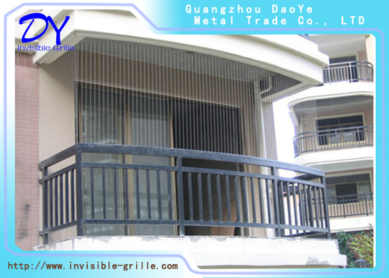 Anti Theft Balcony Invisible Grille Protective Net 1.5mm Thick SS304 Stainless Steel