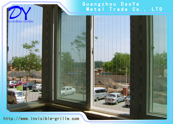 1.0mm Thick Balcony Invisible Grille 316 Grade Stainless Steel Safety Rope Wire