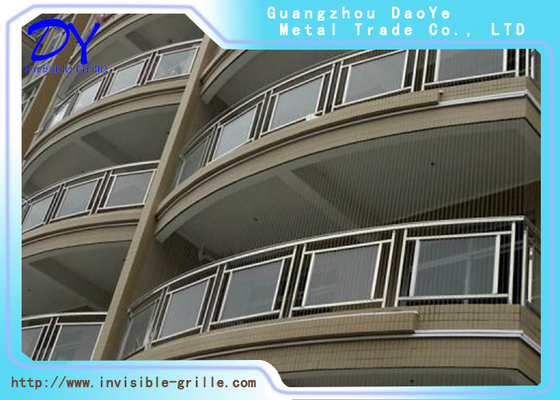 316 Grade Aircraft Deck Cable House Invisible Safety Grill For Balcony