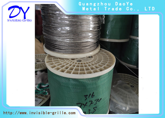 Safety Openable Invisible Grille Allowed 304 Stainless Steel Wire