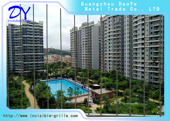 Plenty Hardy Openable Invisible Grille Protective Net For Kids Safety