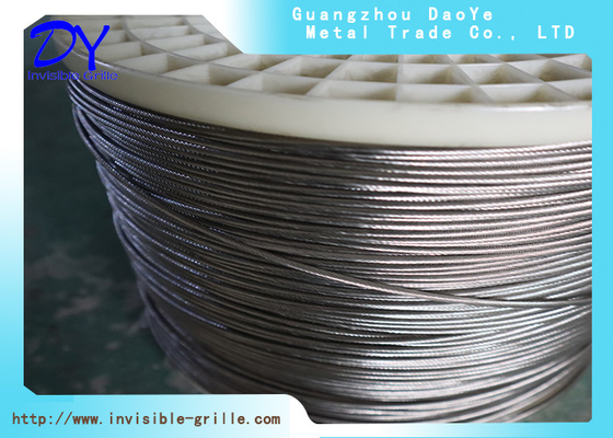 Seamless And Safe Coverage Stainless Steel Wire Fixed Frame Invisible Grille Systems