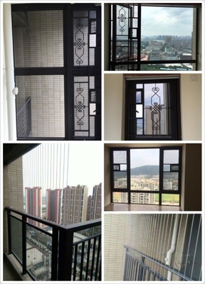 Transparent Window Invisible Grille Nylon Steel Wire Rope for Windows