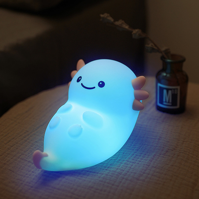 Modern Home USB Night Light Hexagonal Dinosaur Baby Fish LED With Touch Sensor Colorful Silicone Rechargeable Light