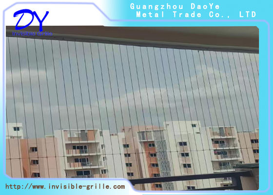Windows Invisible Grille 12 1 Construction and Nylon Steel Wire Rope Surface for Long-Lasting Durability