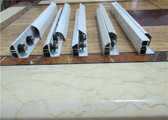 Hard Line Safety Aluminium Rail Track For Invisible Security Grille