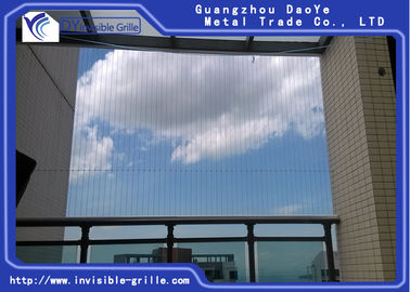 Openable Invisible Commercial Security Grilles Use Advance Installation Method