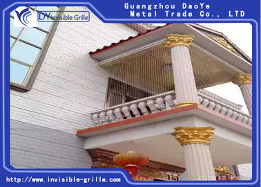 Fixed Invisible Safety Grills For House Easy Fire Escape Providing Better View
