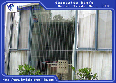 Hard Line Safety Fixed Invisible Grille With Additional Frame Structure