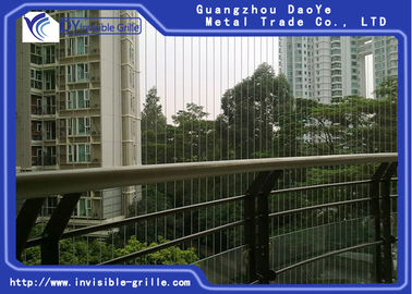 School Fixed Invisible Grille With Improved Fire Escape Multiple Cables