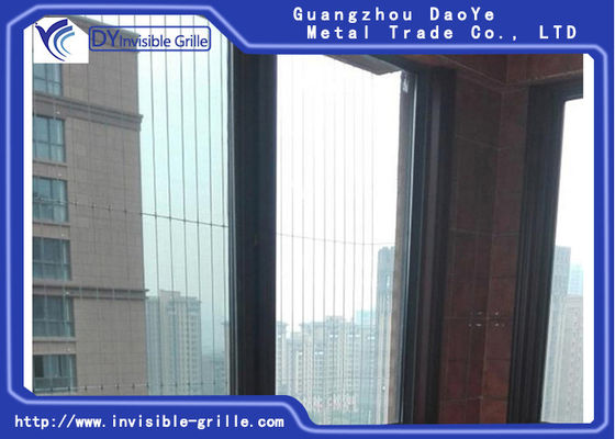 Fixed Frame Aluminum and Stainless Steel Wire for Installing Window Invisible Grills