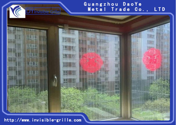 Modern Invisible Grill added Roles Incorporate an Anti-Burglary System Window Invisible Grills