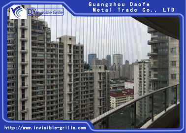 Fast Installation Balcony Invisible Grille Easy Escape During Emergency