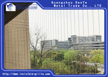 Easy Fire Escape Balcony Invisible Grille Strong & Durable Stainless Steel