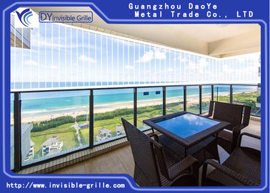 High Rise Apartments Invisible Grills For Home Balcony Stylish Look