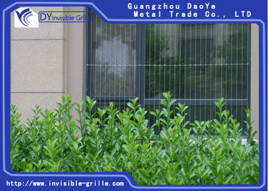 Safety Invisible Balcony Grill Steel Foundation Frame Wire Aluminium