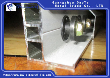 Home Safe Invisible Grilles Aluminium Rail Track Milk White / Grey Color