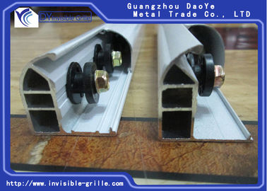 Invisible Aluminium Rail Track 1.5mm Thickness Easy Installation