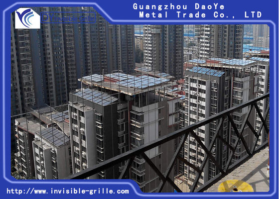 Custom Fire Rated Aluminium Wire Safety Invisible Grille