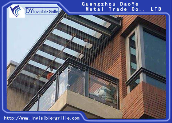 Standard Powder Coated 3mm Invisible Grill For Windows