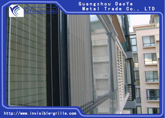 Aluminum 3.5mm Window Invisible Grille With GI Screws