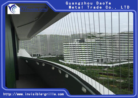 Anti Rust Structure Top Down Balcony Invisible Grilles