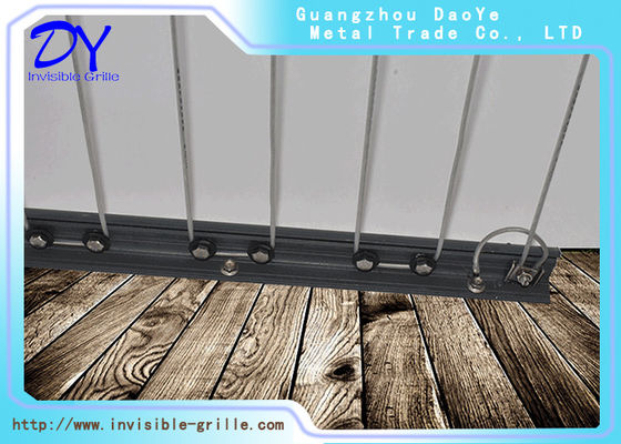 316 SS Wire Sliding Invisible Grille Accessories For Balcony Window