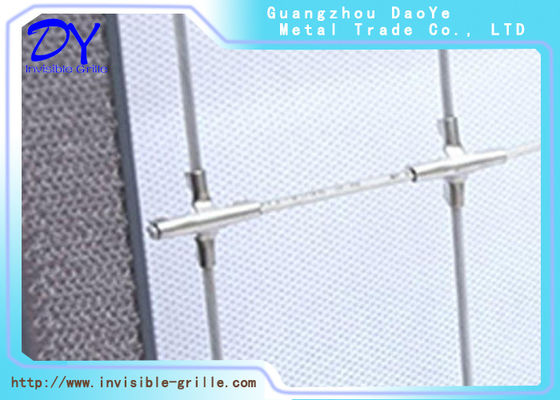 316 Stainless Steel Cross Clip Invisible Grill Accessories For Protection Wire
