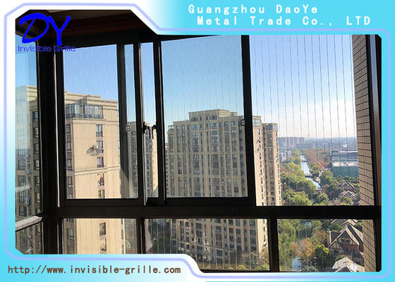 Anti Corrosion Invisible Balcony Safety Grille For Child Safety