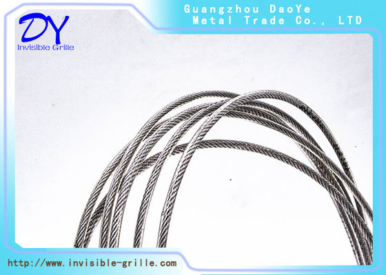 Never Rust 316 Grade Invisible Stainless Wire Rope With Nylon Coating Home Safety