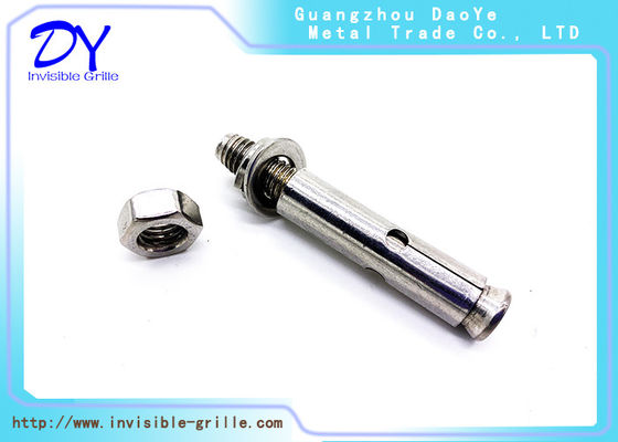Expansion Bolt M6 Invisible Grill Accessories For Hardy Aluminum Rail Track