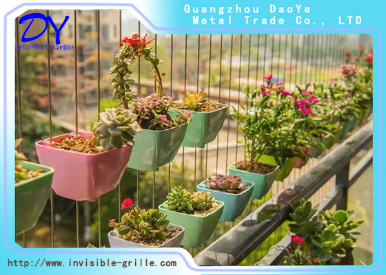Flower Fix to Invisible SS Wire Balcony Potted Invisible Grill Accessories