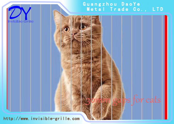 3CM Gap Protect Pets Safety Invisible Grills For Home Balcony