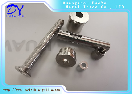 Stainless Steel Wire Rail Retainer For Invisible Security Grilles Home Safety