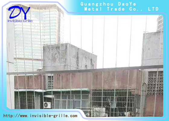 3m / Set Balcony Invisible Grille With Aluminum Frame Anti Falling